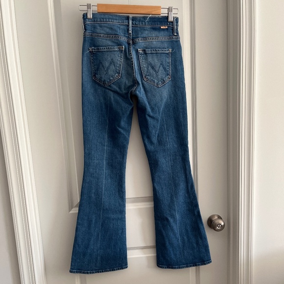 Mother Denim The Weekender Flare It’s a Small World - Picture 3 of 9